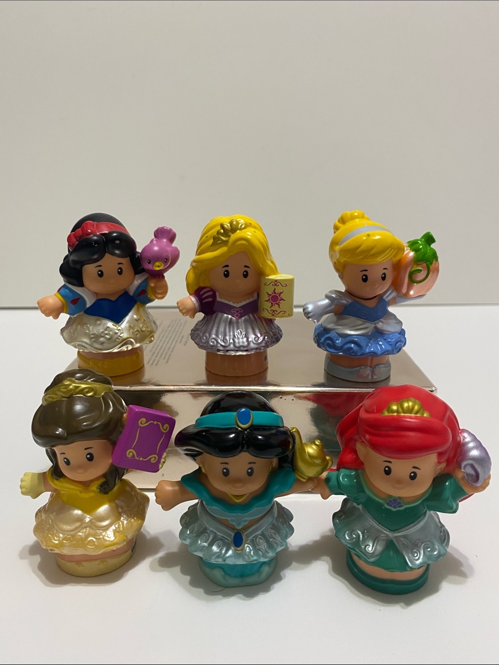 Fisher Price Little People Disney Princess Lot Of 6